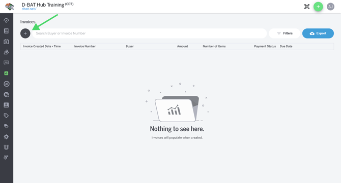 Create Invoice Button