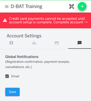 D-BAT Email notifs app