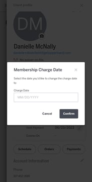 D-BAT Membership charge date 2