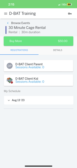 D-BAT schedule app 3